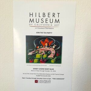 Alice in Wonderland Disney Artist Mary Blair Poster Chapman University